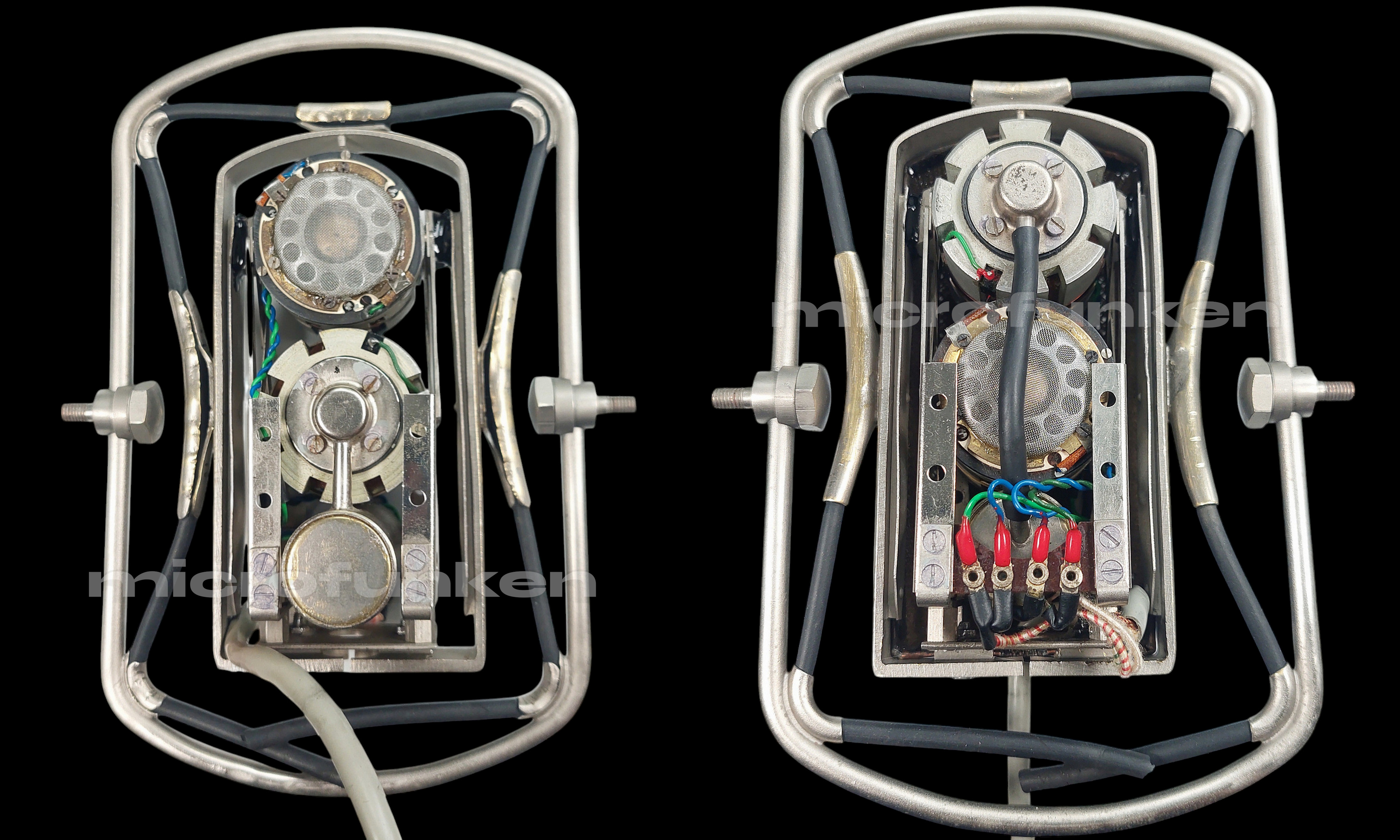 Serviced vintage microphone by microfunken